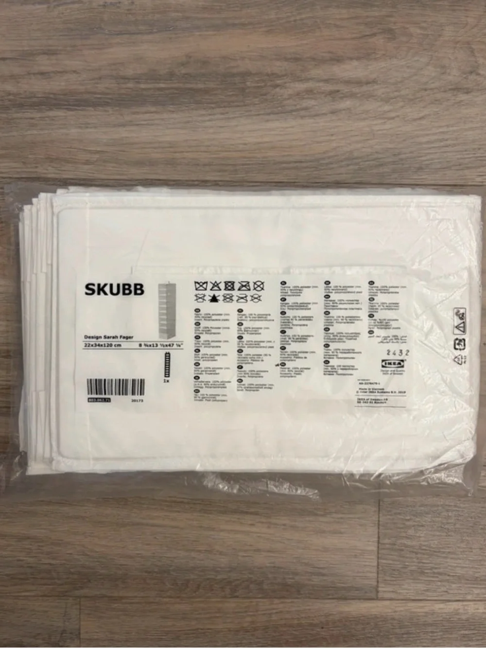 White Storage Bag Set - White